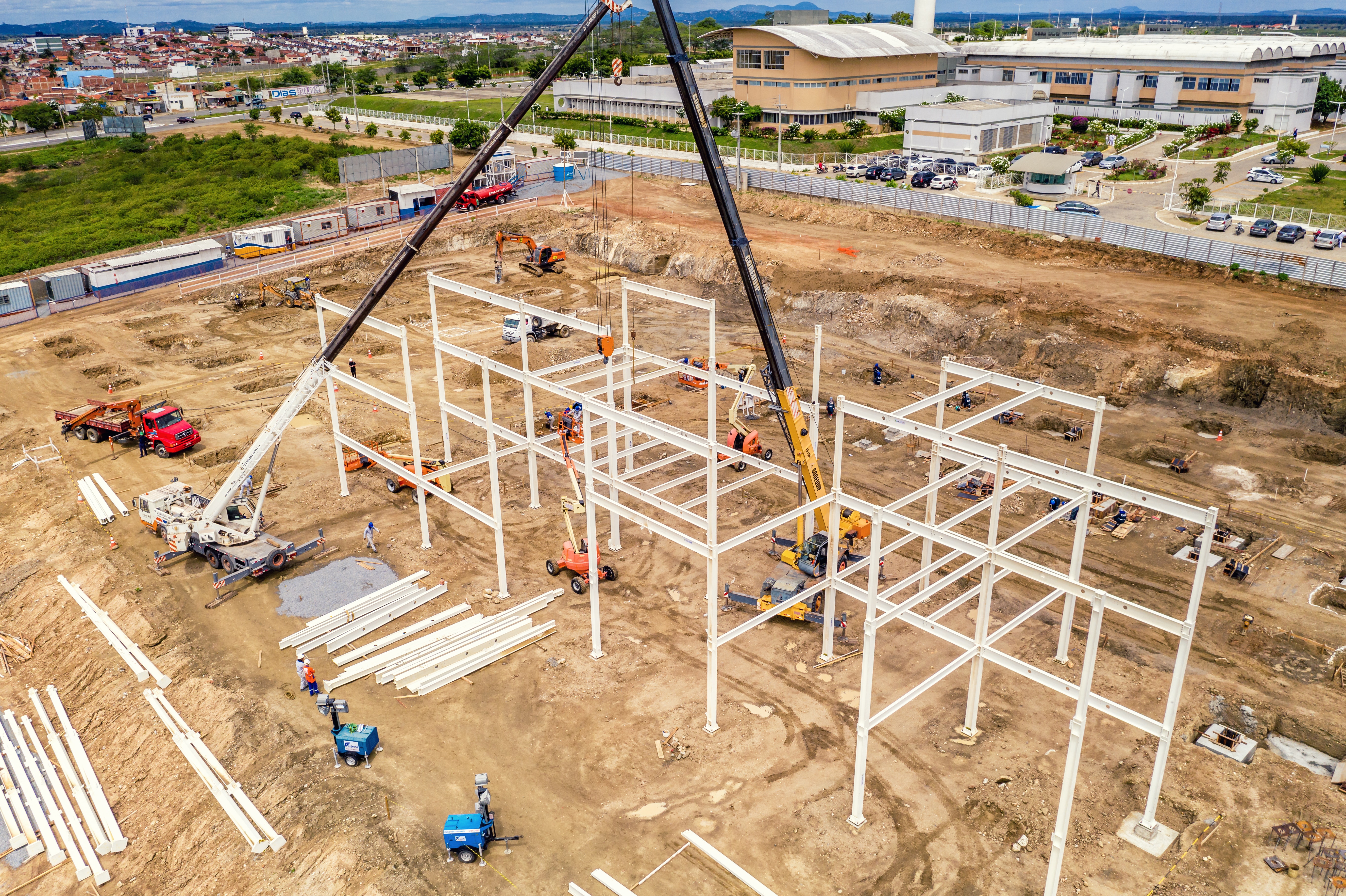 Obra de estructura metálica ejecutada por Compacto Urbano